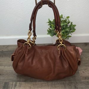 VINTAGE JUICY COUTURE LEATHER HOBO